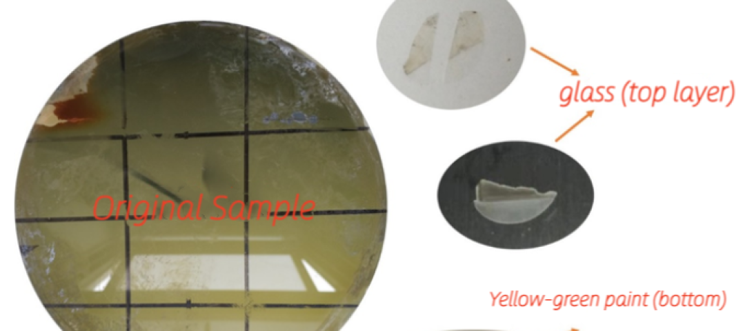 Figure 1 Original surface state of the sample